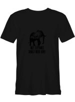 Only Elephants Should Wear Ivory Animal Elephant T shirts for biker