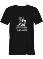 Someone Will Knock You Out Veteran T shirts for biker