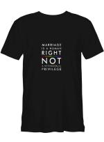 MARRIAGE IS A HUMAN RIGHT LGBT T shirts for biker