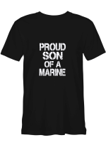 Marine Family Proud Son Of A Marine T shirts for biker