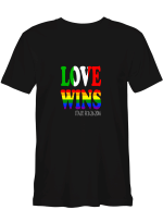 Love Wins LGBT Italy LGBT T shirts for biker