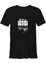Made In 1957 Years Of Being Awesome 1957 T shirts for biker