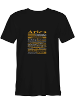 The Most Wonderful People In The World Zodiac Aries T shirts for men and women