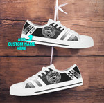 Bikers Motorcycle Low Top Shoes Custom Personalize Name