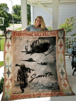 Veteran Soldiers Quilt Custom Personalize Name