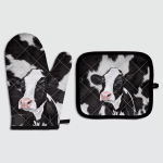 Cow Overn Mitts