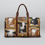 Cow Travel Bag - Cow Bag, Gift For Cow Lovers