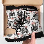 Sloth Flower Leather Boots