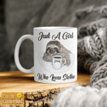 Just A Girl Who Loves Sloths Personalized Mug