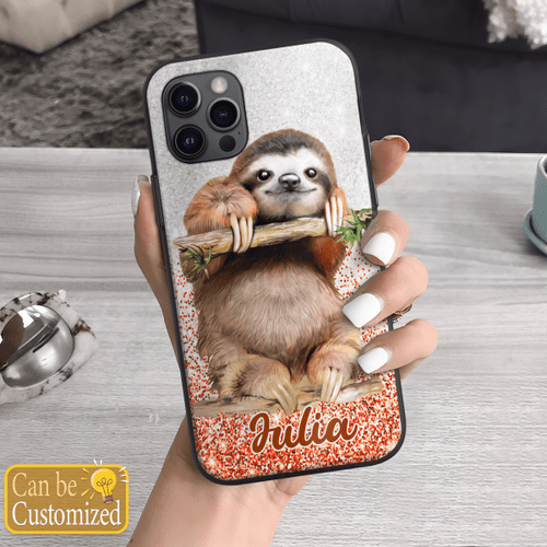 Sloth Personalized Name Phone Case