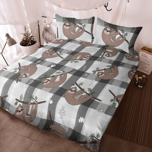 Sloth Bedding Set, Gifts For Sloths Lovers