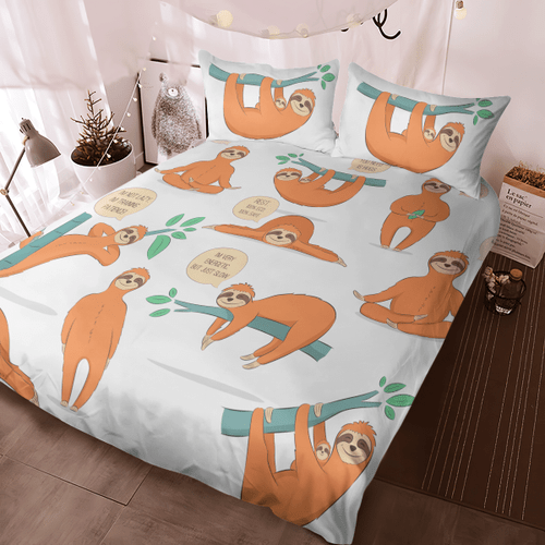Sloth Bedding Set For Sloth Lovers