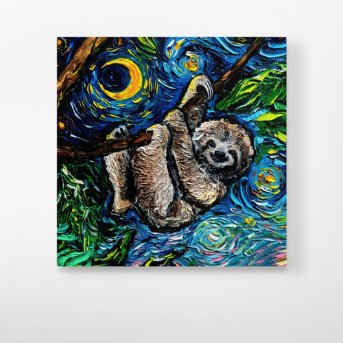 Sloth Art DIY Square Canvas