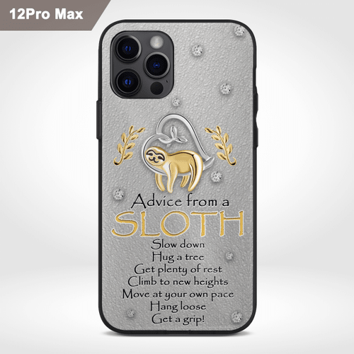 Sloth Advice Phone Case For Iphone, Samsung