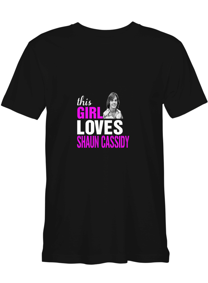Shaun Cassidy Girl This Girl Loves Shaun Cassidy T shirts for men and women