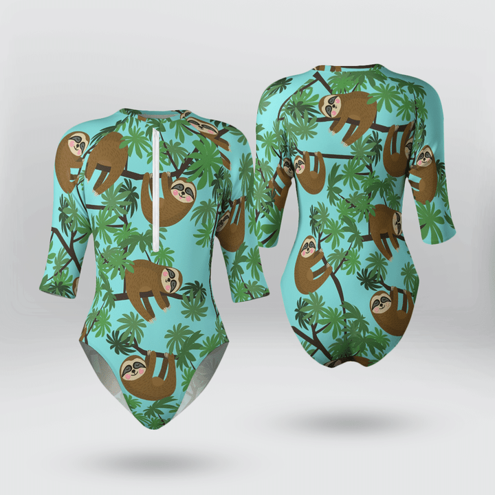 Sloth Swimsuit - Sloth Pattern 27