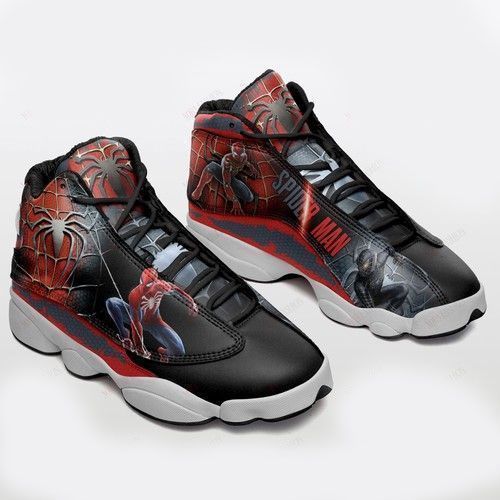 Spider man shoes sport sneakers air jordan 13 shoes  men and women size  us