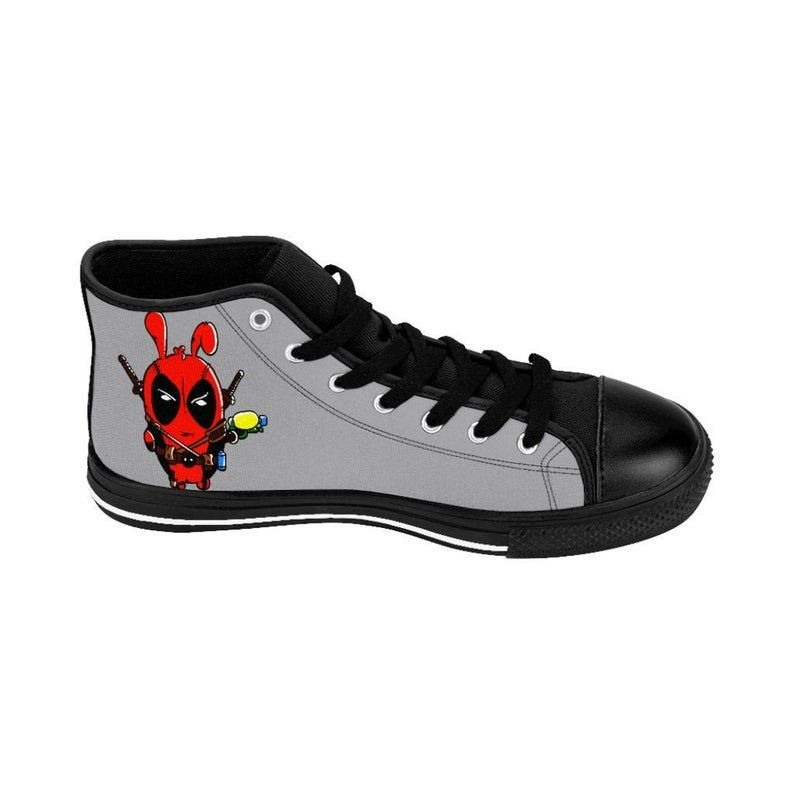 Deadpool Movie Marvel 2 Hightop Canvas Shoes  Father's Day Unisex Gift Idea For Fans Him Her Son Boyfriend Girlfriend