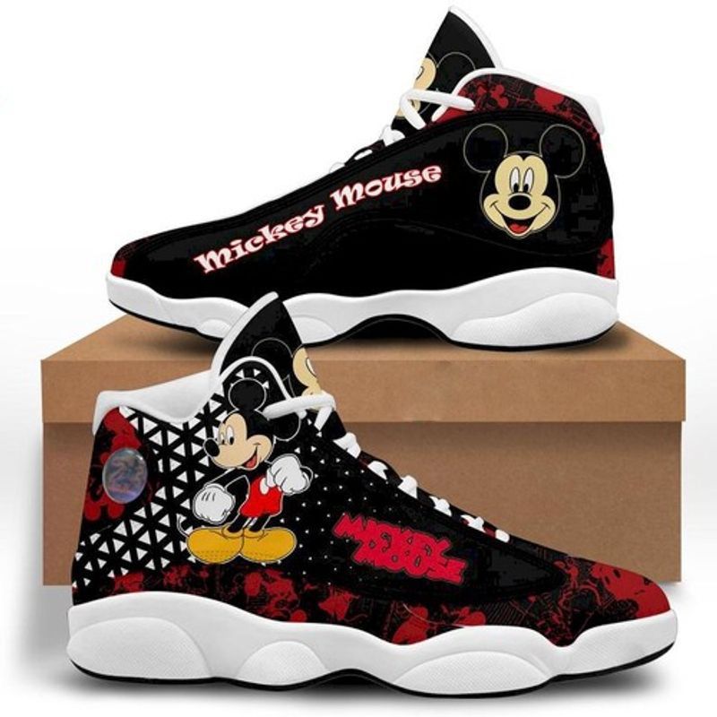 Mickey mouse disney 7 retro sneakers air jordan 13 shoes  men and women size  us - men size (us) / 10