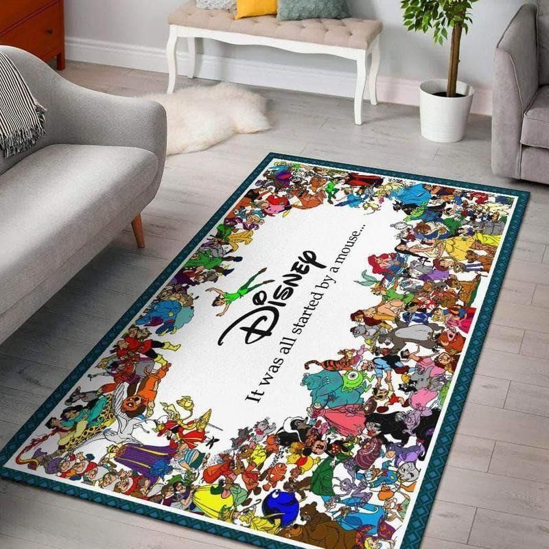 Rugs in Living Room and Bedroom - Disney world area rug living room rug home decor floor decor