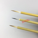 3pcs/lot,Chinese Line Painting Brush Xian Miao Brush Chinese Slim Calligraphy Brush Slender Gold Writing Mao Bi