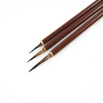 16pcs Line Fine Paint Brush Stone Badger Chinese Brush Pen Chinese Calligraphy Brush Pen Art Acrylic Oil Watercolor Paint Brush