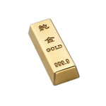 Brass Paperweights Creative Metal Simulation Gold Bar Paper Weight Chinese Classical Lucky Calligraphy Paperweights Decoration