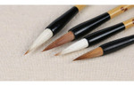 Chinese Traditional Calligraphy Set Scholar's Four Jewels Regular Script Calligraphy Writing Brushes Set