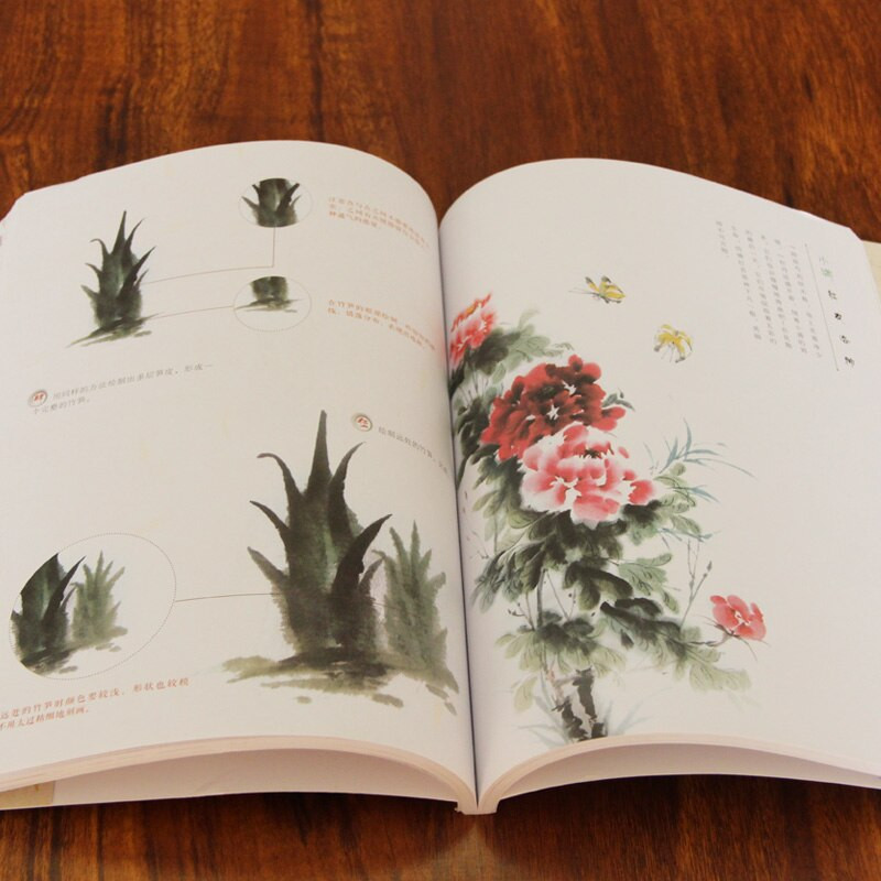 Learning Chinese Brush Painting Book Chinese Painting Book Line Drawing Spectrum Landscape ink Painting 144pages 28.5*21cm