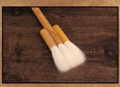 Woolen Hair Oil Painting Brush Watercolor Depict Pens Background 3/5/7 Joint Large Wide Bamboo Pen Scrubbing Paintbrush