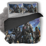 Halo Warriors Weapons Armors Soldiers 3D Personalized Customized Bedding Sets Duvet Cover Bedroom Sets Bedset Bedlinen