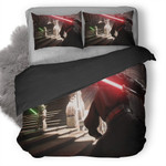 Yoda Vs Darth Vader Star Wars Battlefront 3D Personalized Customized Bedding Sets Duvet Cover Bedroom Sets Bedset Bedlinen