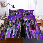 Fortnite Night Theme Digital Printing Homeupplies Purples3D Customize Bedding Set Duvet Cover Setbedroom Set Bedlinen