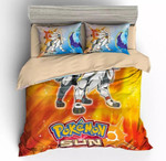 Game Pokemonun And MoonFor Kids3D Customize Bedding Set Duvet Cover SetBedroom Set Bedlinen