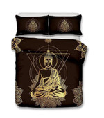 3d Art PrintBuddha Green Theme Buddhist Culture Comforter Boho Bedspreadss3D Customize Bedding Set Duvet Cover SetBedroom Set Bedlinen