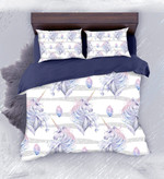DefaultDiamond Unicorn3D Customize Bedding Set Duvet Cover SetBedroom Set Bedlinen