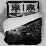 Son Of Loki Fenrir Wolf Viking  3D Customized Bedding Sets Duvet Cover Bedlinen Bed set