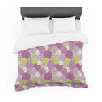 "Rhapsody" Purple Pink Cotton3D Customize Bedding Set Duvet Cover SetBedroom Set Bedlinen