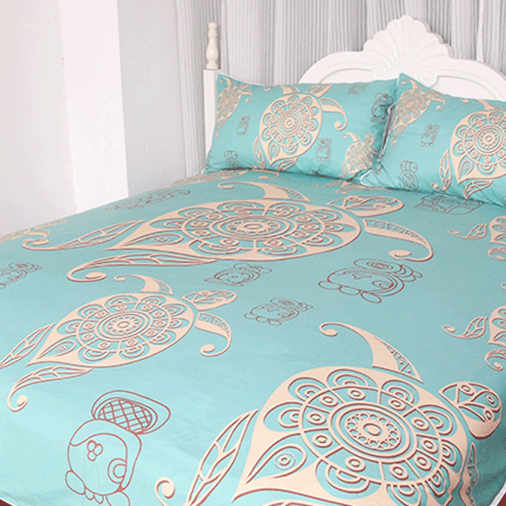 Turtle Inspired Design PQ 9175 PQ ART HOP 3D Customized Bedding Sets Duvet Cover Bedlinen Bed set
