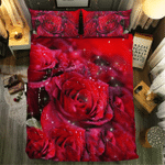 Red Rose Collection #091733D Customize Bedding Set Duvet Cover SetBedroom Set Bedlinen