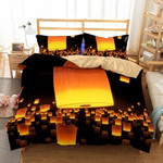 Floating Lanterns In Theky 3D Customize Bedding Set Duvet Cover SetBedroom Set Bedlinen