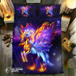 Flaming Unicorn3D Customize Bedding Set Duvet Cover SetBedroom Set Bedlinen