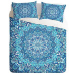 Bohemian Light Blue  3D Customized Bedding Sets Duvet Cover Bedlinen Bed set