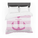 Monikatrigel "Stone Vintage Pink Anchor" Cotton3D Customize Bedding Set Duvet Cover SetBedroom Set Bedlinen