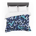 Ebi Emporium "Wild at HeartBlue" Aqua Featherweight3D Customize Bedding Set Duvet Cover SetBedroom Set Bedlinen