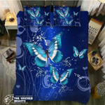 DefaultRoyal Blue Butterflys3D Customize Bedding Set Duvet Cover SetBedroom Set Bedlinen