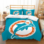 3D Customize Miami Dolphins et Bedroomet Bed3D Customize Bedding Set Duvet Cover SetBedroom Set Bedlinen