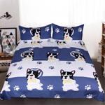 Frenchie Paws3D Customize Bedding Set Duvet Cover SetBedroom Set Bedlinen