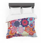 Louise Machado "Patchwork Flowers" Cotton3D Customize Bedding Set Duvet Cover SetBedroom Set Bedlinen