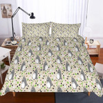 Household Products Totoro Theme Digital Printed3D Customize Bedding Set Duvet Cover SetBedroom Set Bedlinen